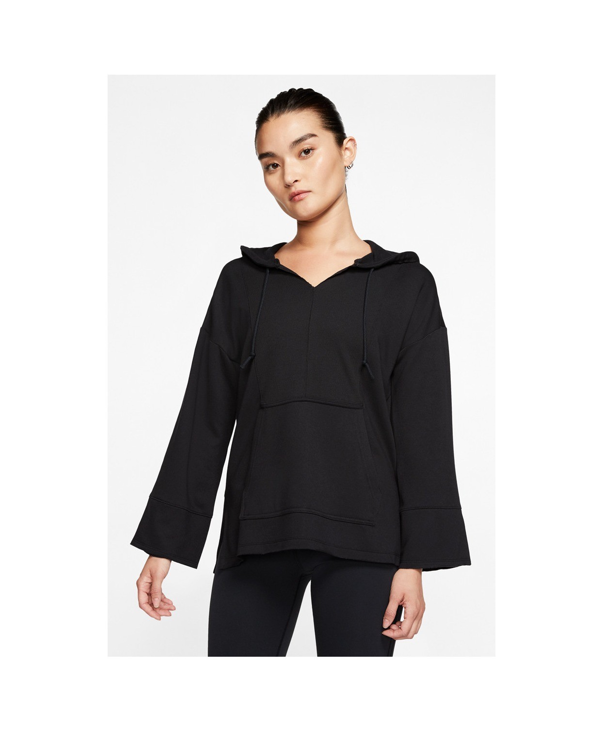 BNWT Retail $90 Nike Yoga Dri-FIT Black Hoodie Sweater