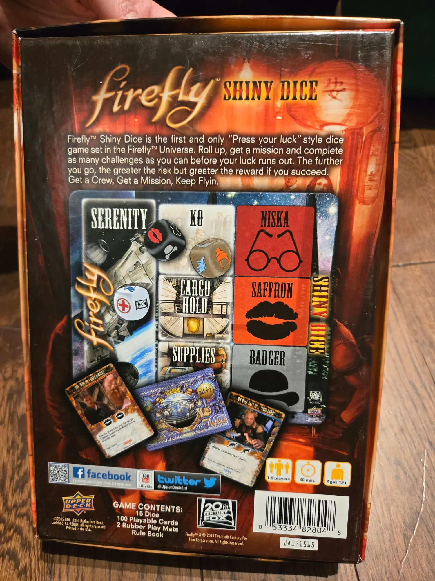 Firefly Shiny Dice Game - photo 2