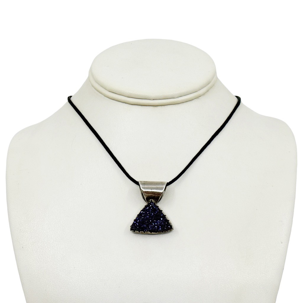 BH Zuni Sterling silver druzy pendant - photo 4
