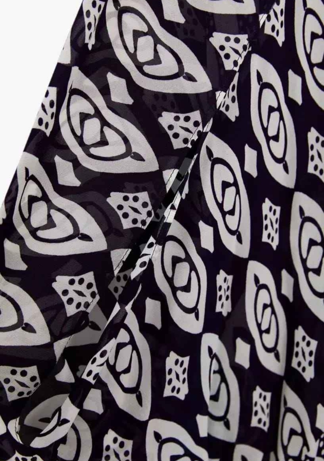 Zara Short Printed Kaftan Dress - photo 4
