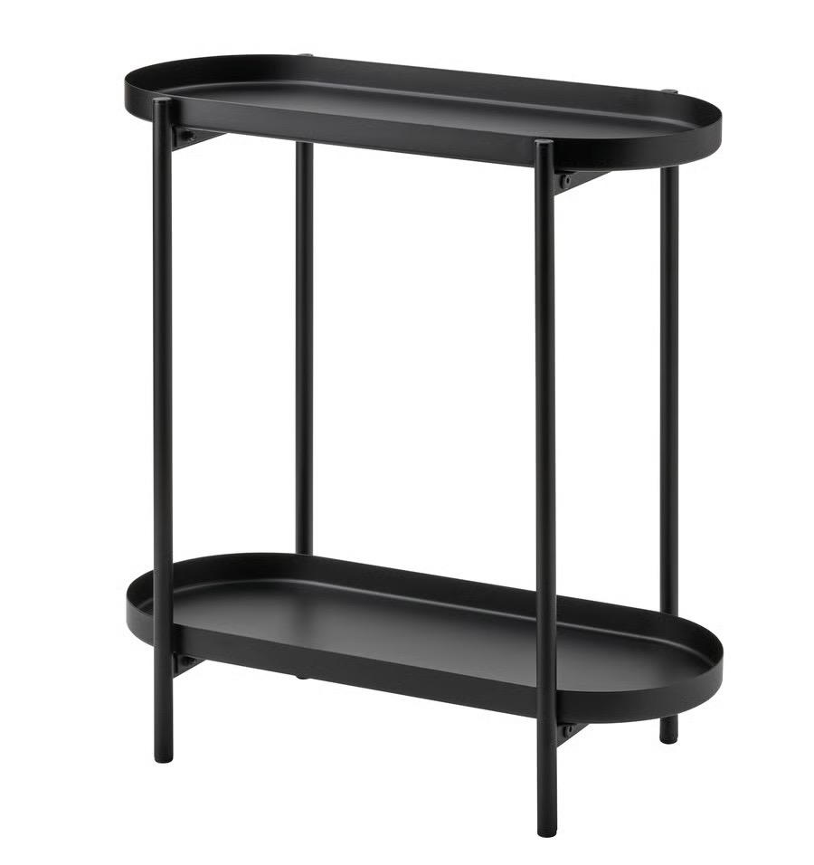 OLIVBLAD Plant stand, indoor/outdoor black, 56 cm (22 ")