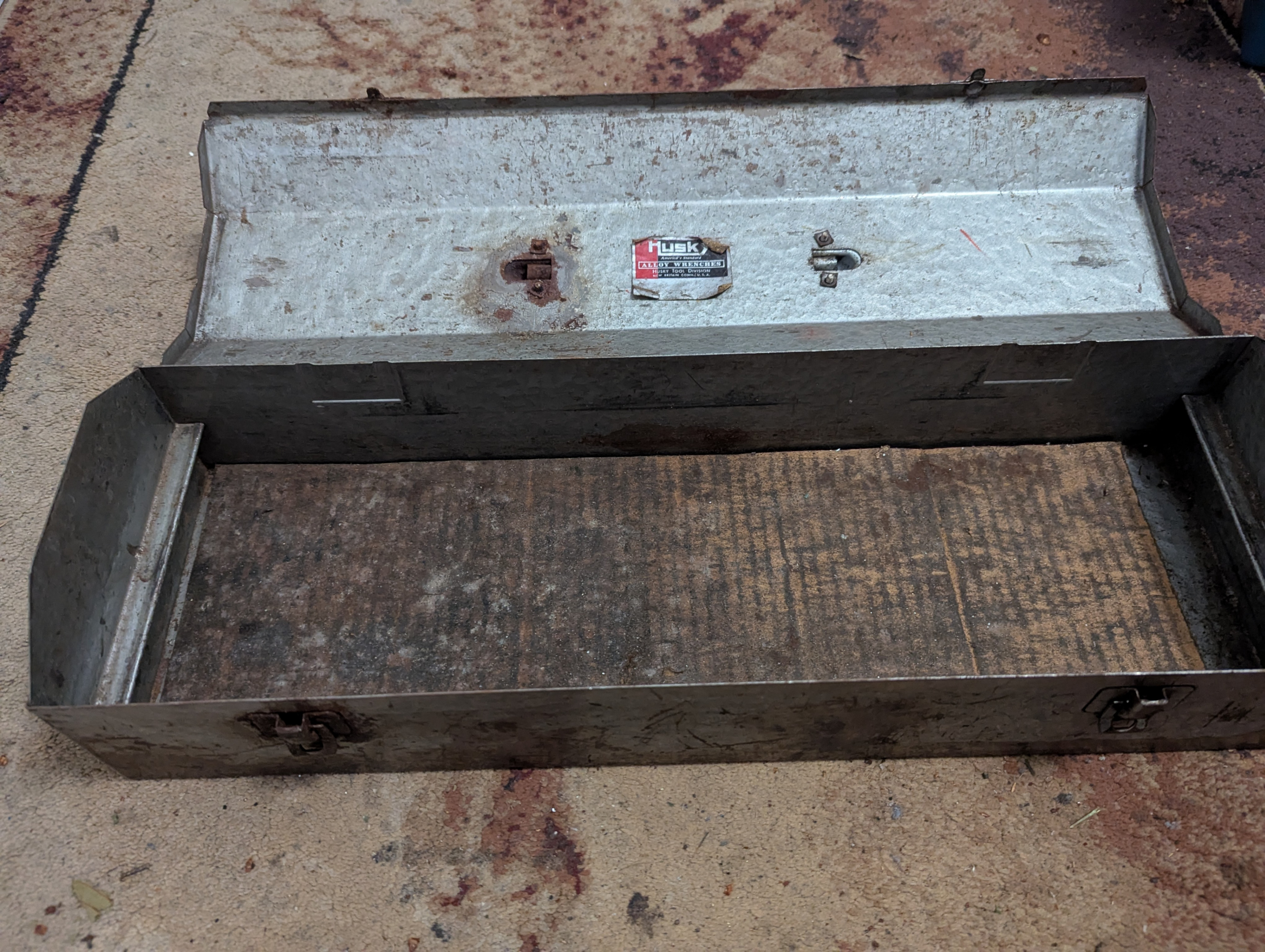 Gray Husky Metal Tool Box - photo 3
