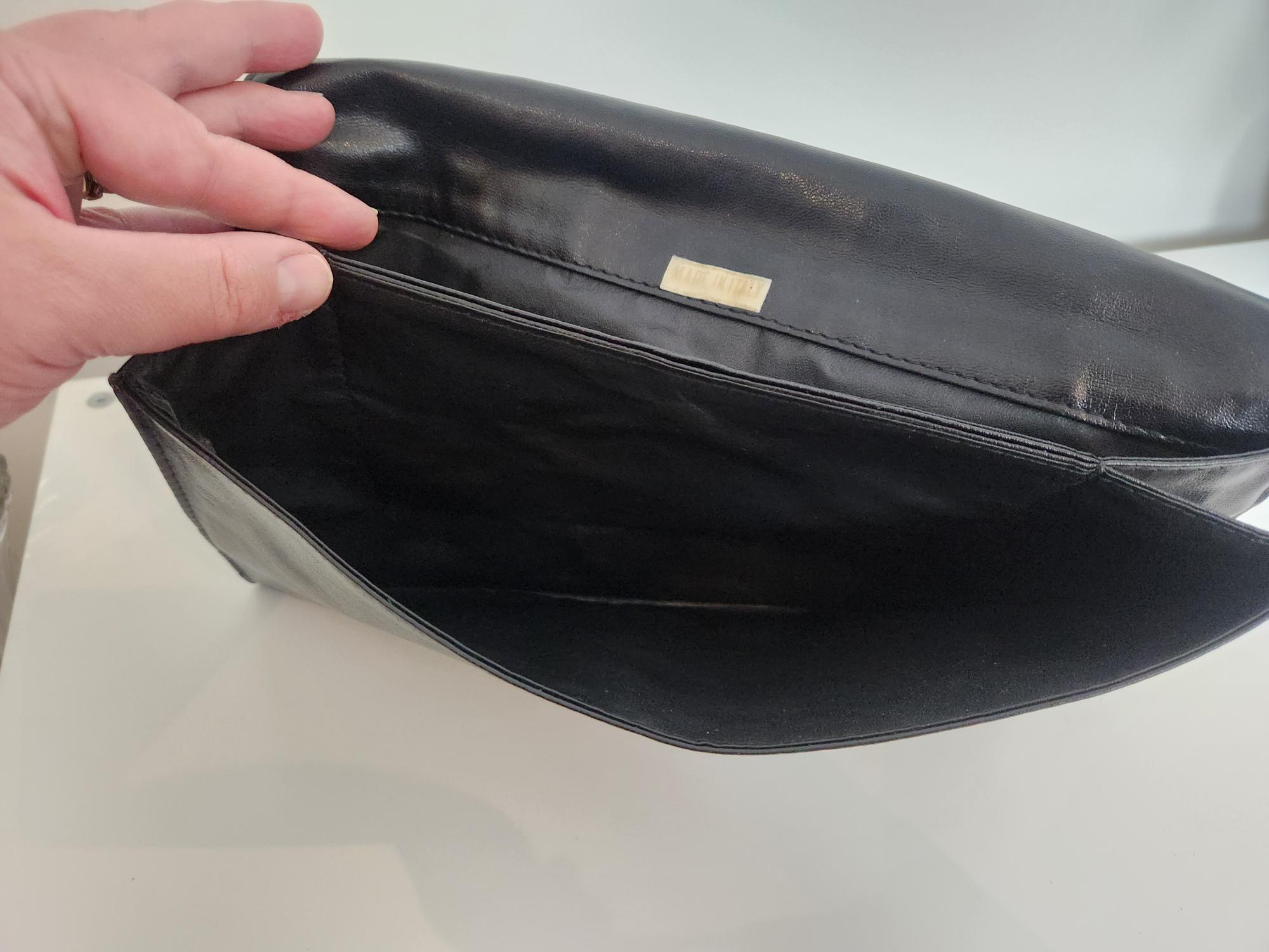 Authentic Mid-Century Clutch, Italian Leather - photo 4