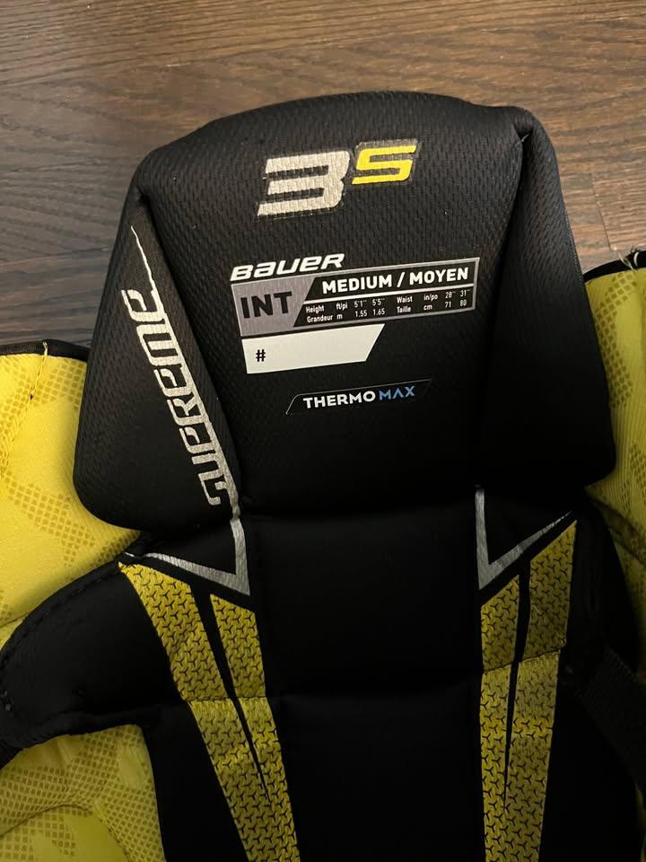 Bauer Supreme 3S Intermediate Size Medium Hockey Pants - photo 2