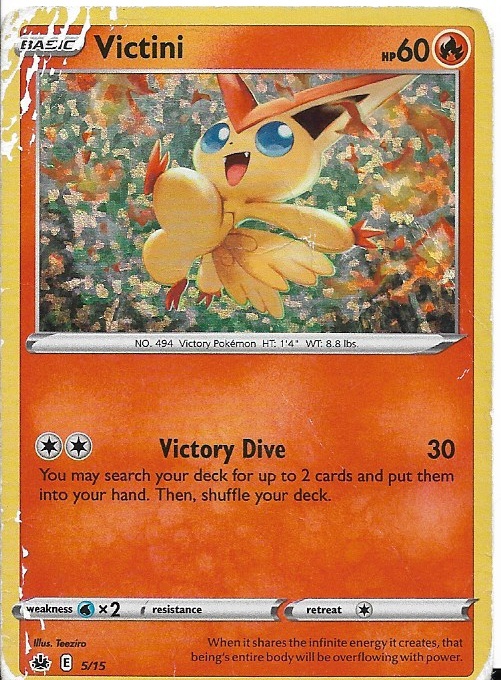 Pokemon Victini 005/015 McDonald's Collection 2022 Holo DMG