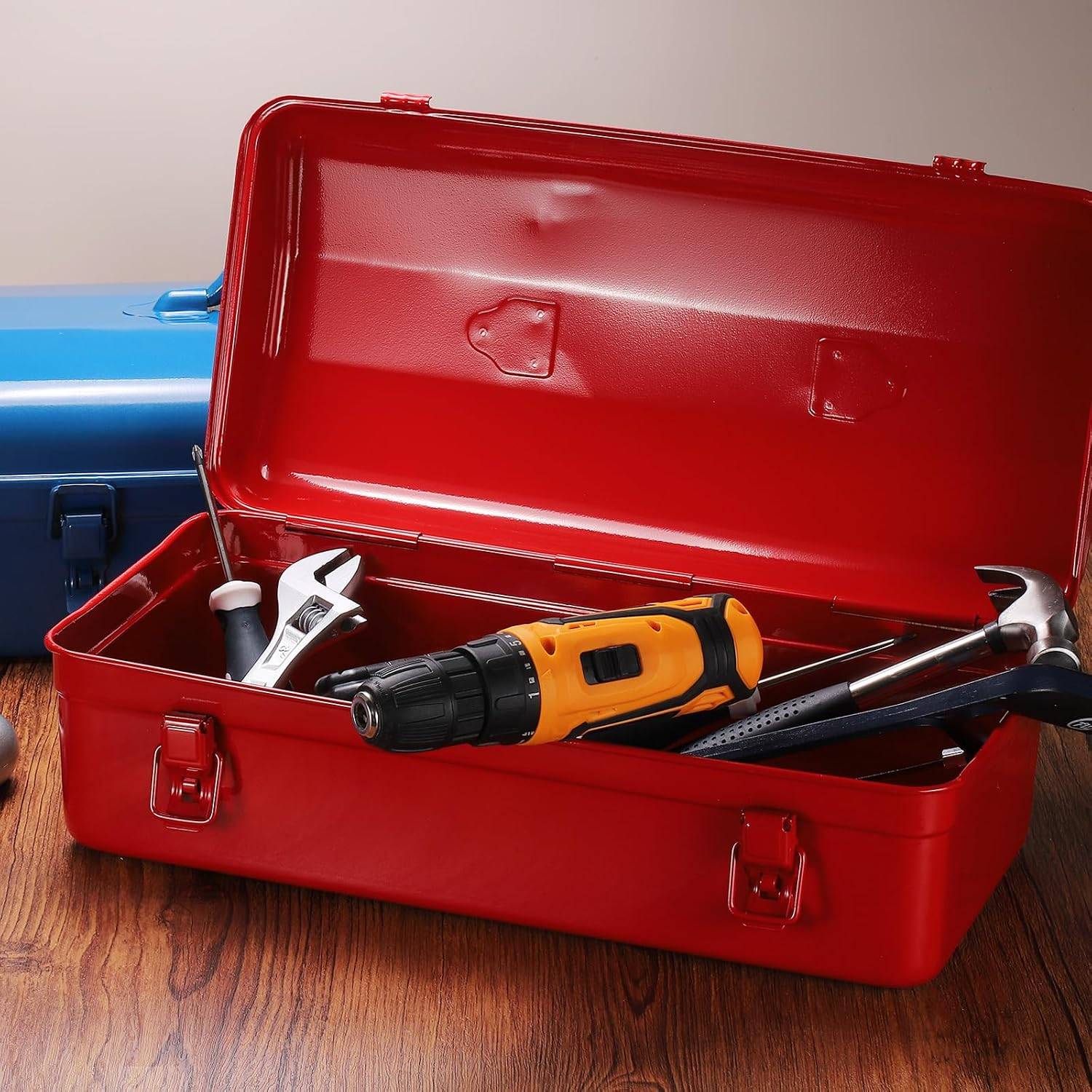 HARFINGTON Portable Steel Tool Box - photo 2