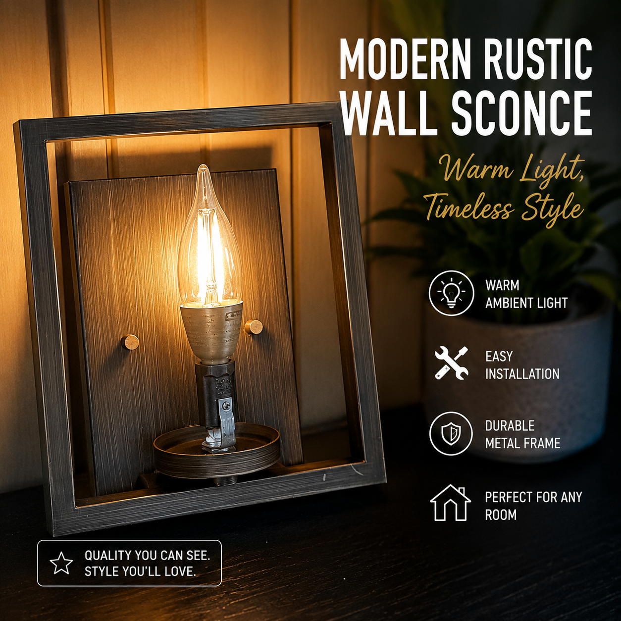 Modern Wall Light (Golden Lighting)