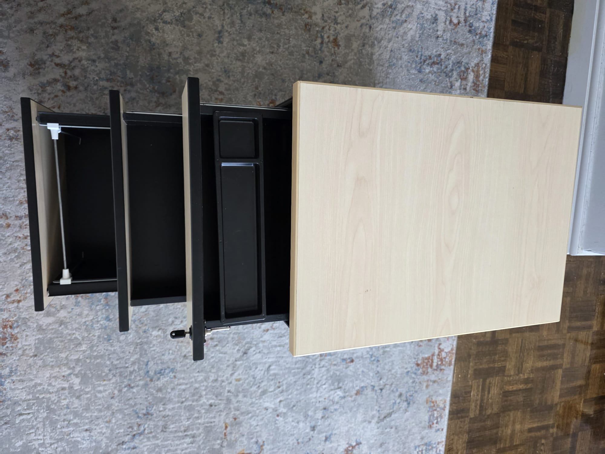 File Cabinet with Wheels and Lock - photo 3
