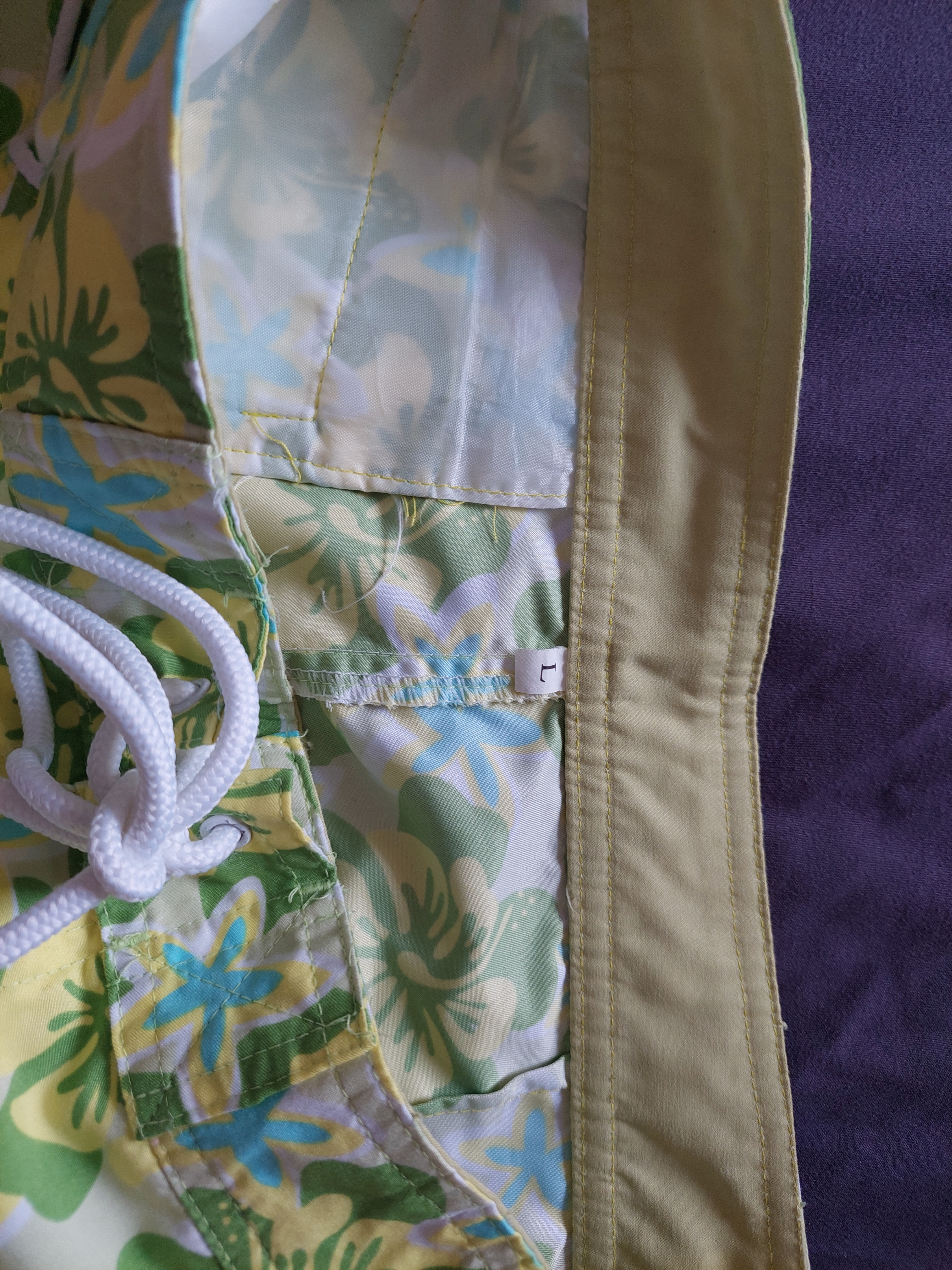 Women's Green Floral Beach Swim Board Shorts - photo 3