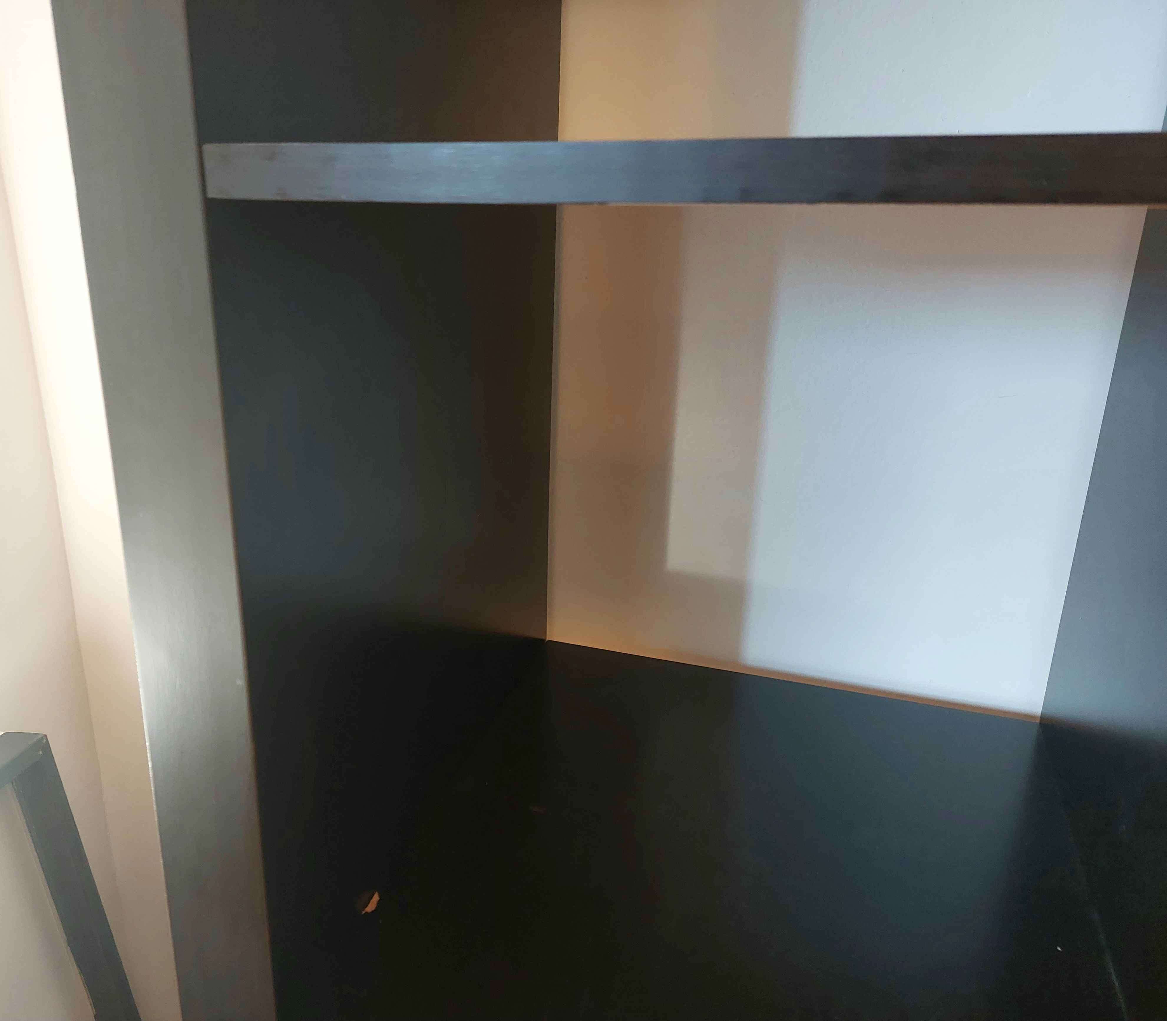 black Ikea Kallax shelving - photo 3