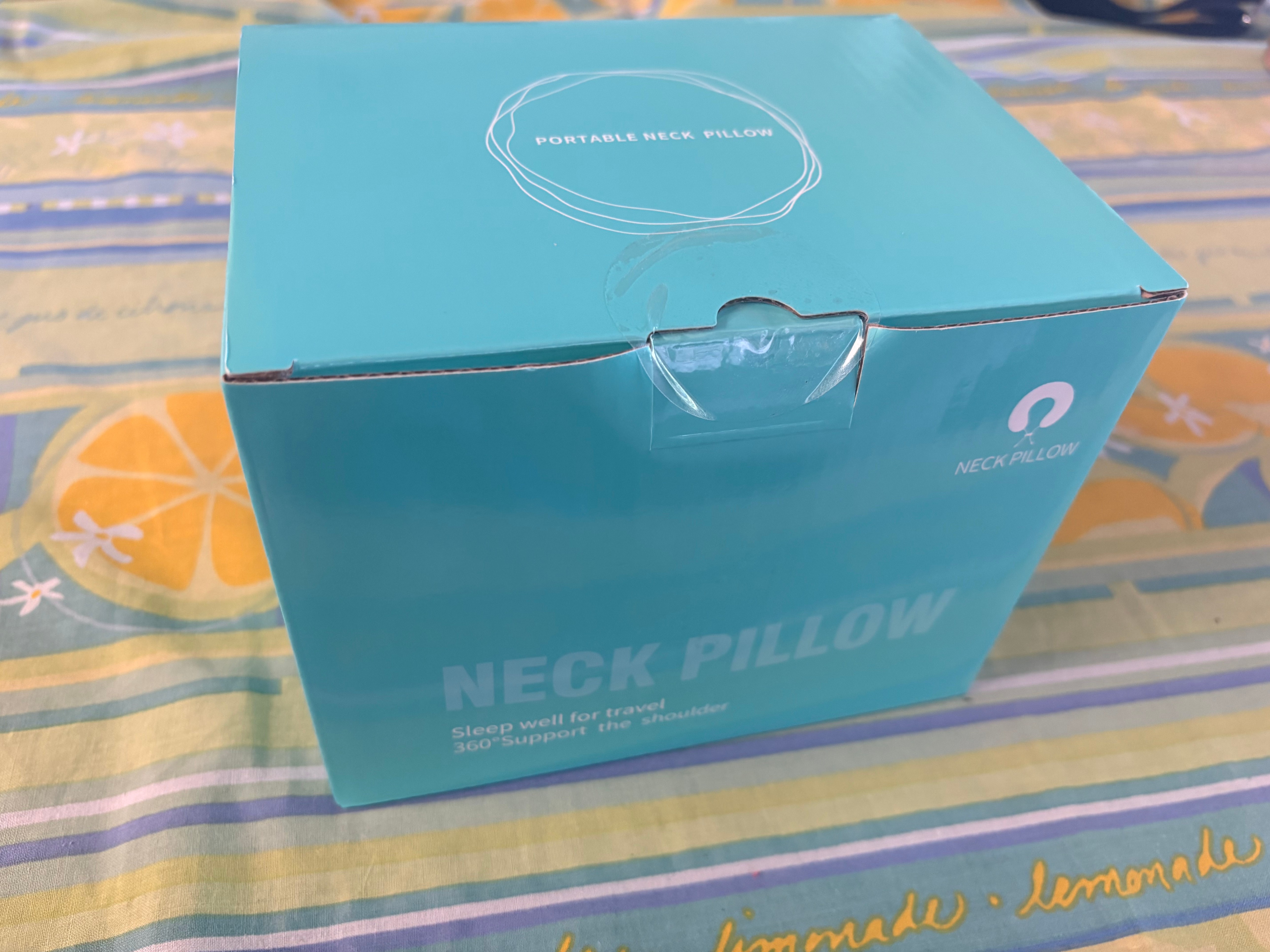 Travel Neck Pillow for Airplane & Car – Ergonomic Memory Foam