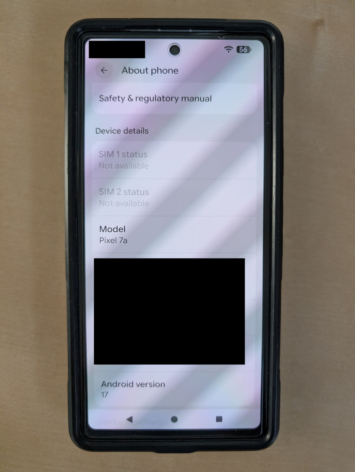 Google Pixel 7a 128GB w/USB-C cable, case, screen protector - photo 5
