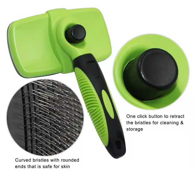 Self-Cleaning Slicker Brush for Pets - photo 3