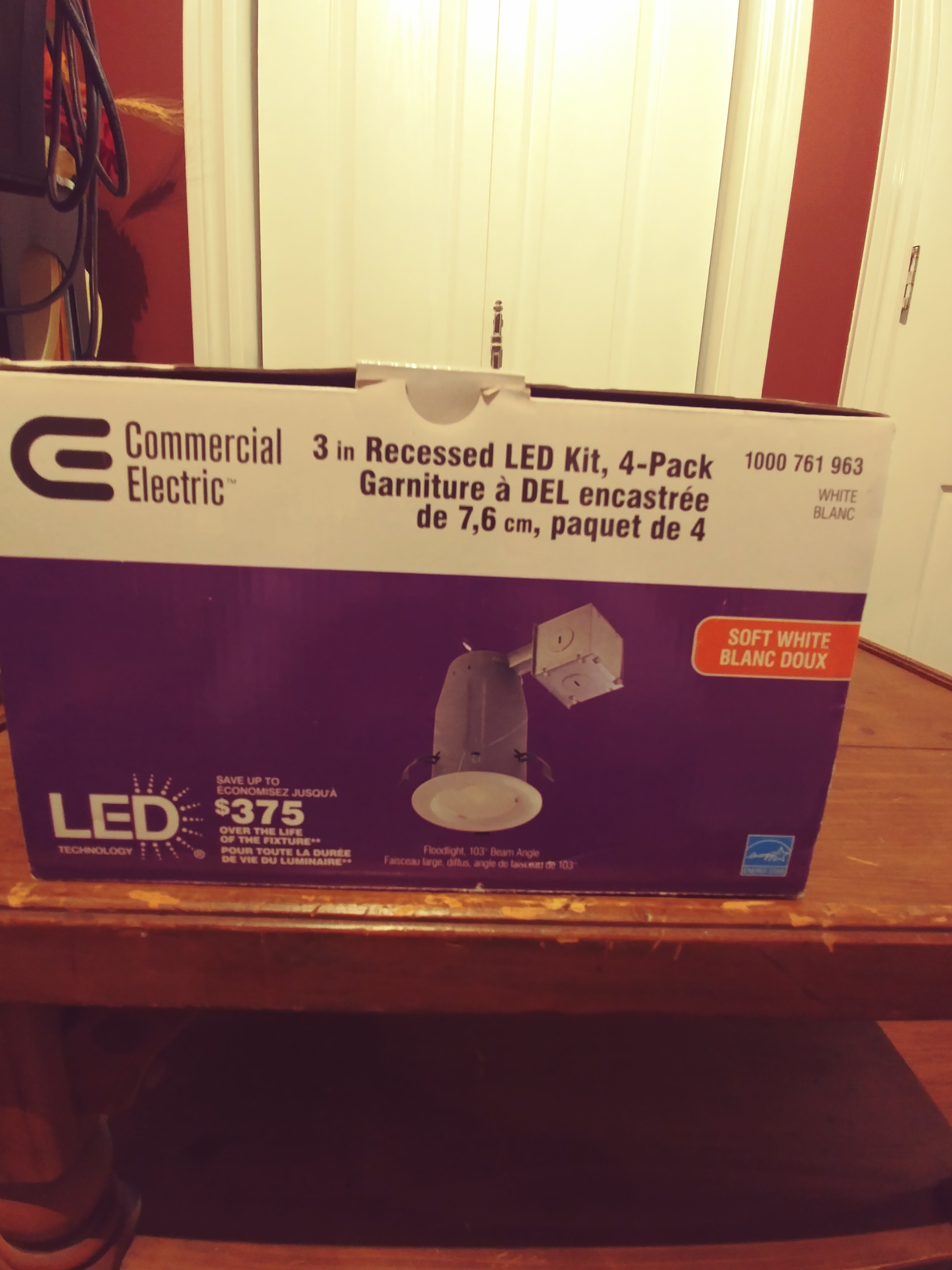 Commercial Electric 3” LED Recessed Light Kit (4-Pack) - photo 2