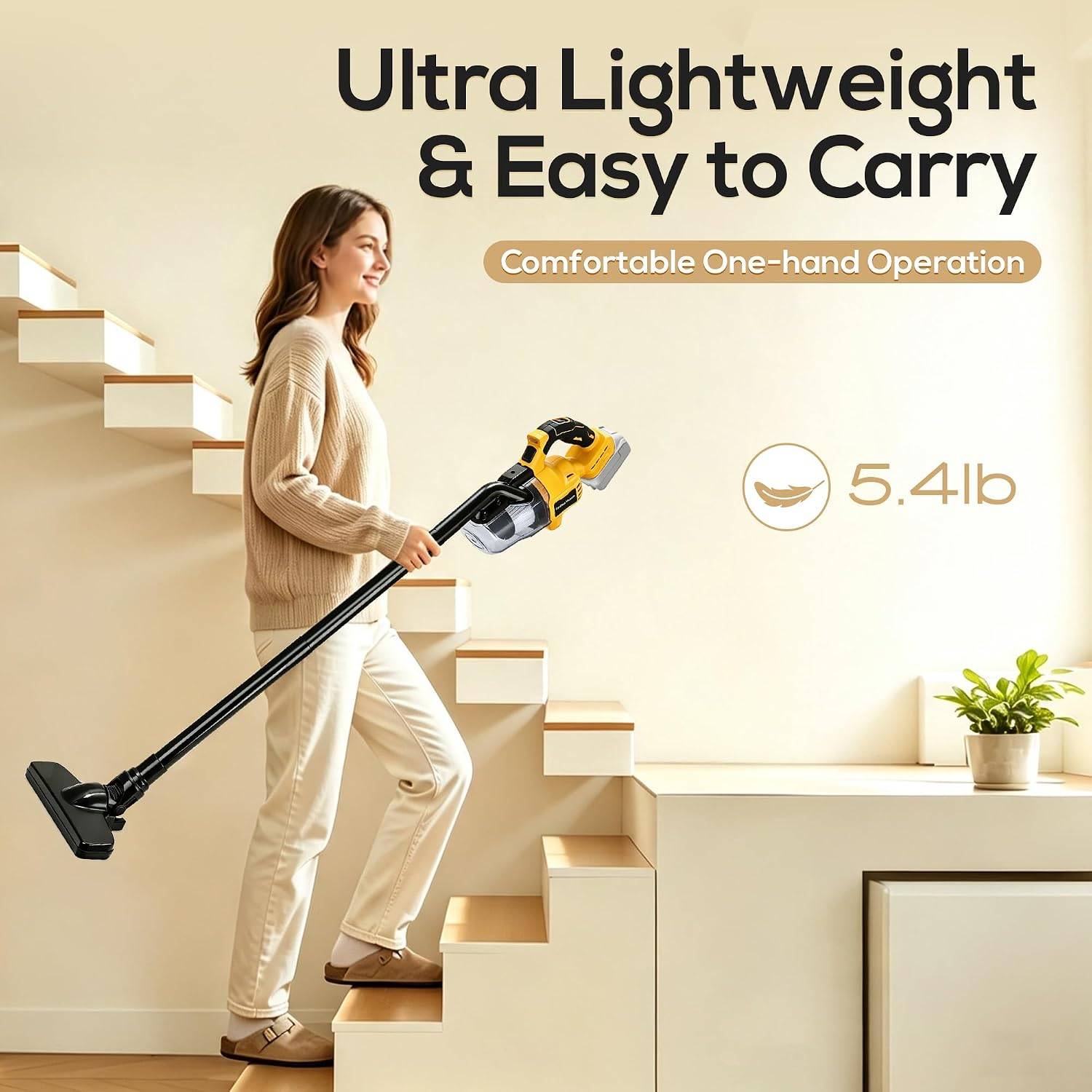 Cordless Vacuum Compatible with Dewalt 20V Battery - photo 4