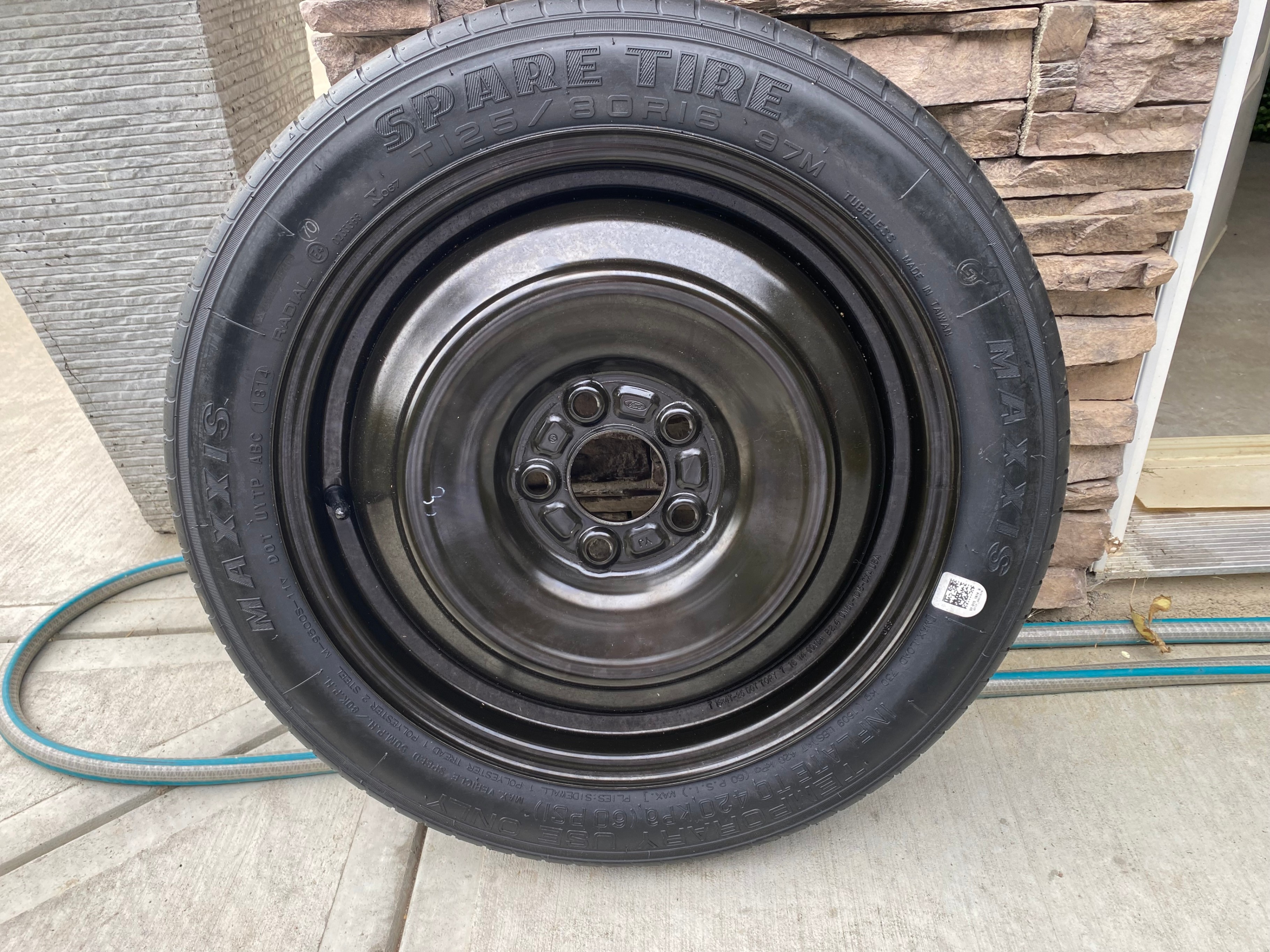 New – 125 80 R16 – Spare Tire & Rim – MAXXIS (Never Used) – $75 - photo 2
