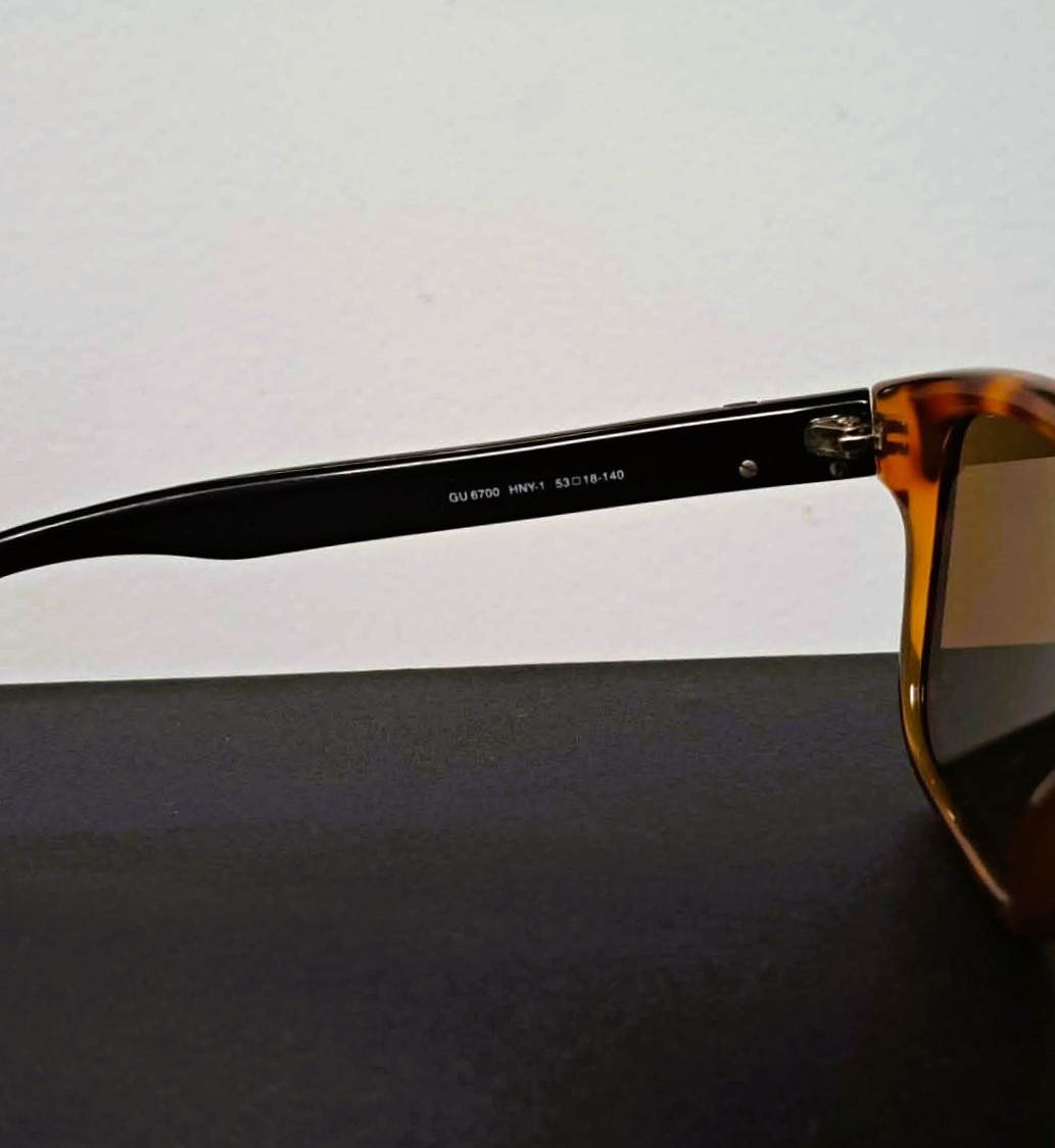 GUESS Sunglasses Crystal Honey Wayfarer Frame 4G Logo GU 6700 - photo 4
