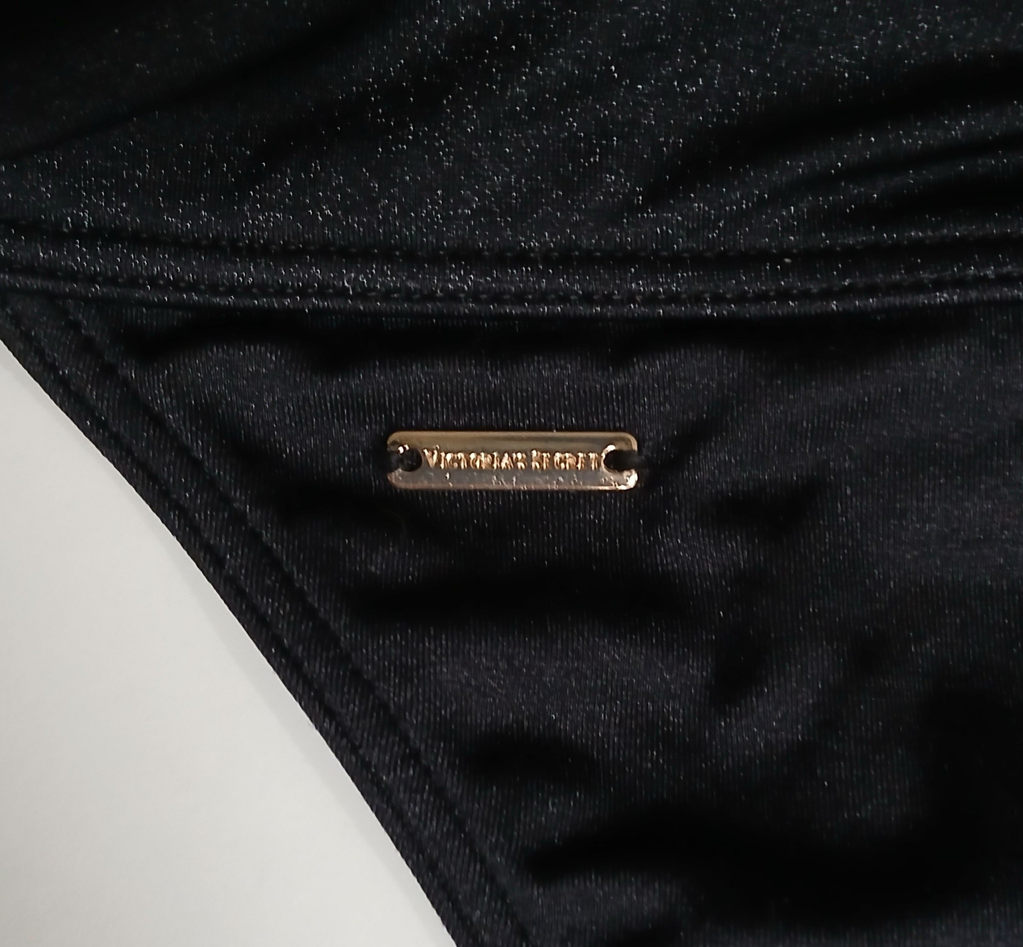 Victoria's Secret Black Bikini Bottom, Medium, Like new - photo 4