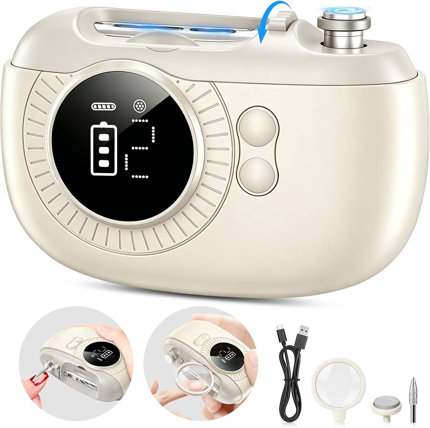Electric Nail Clipper 3 in 1