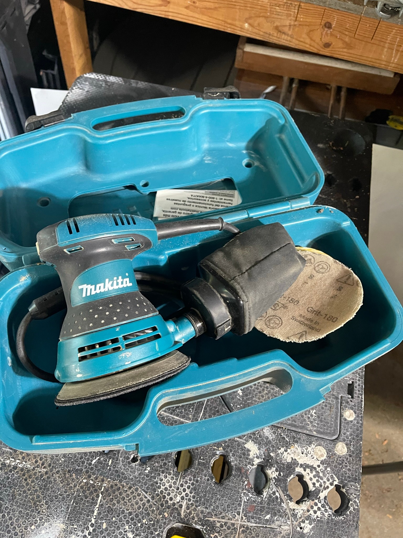 Makita Orbital Sander with Case