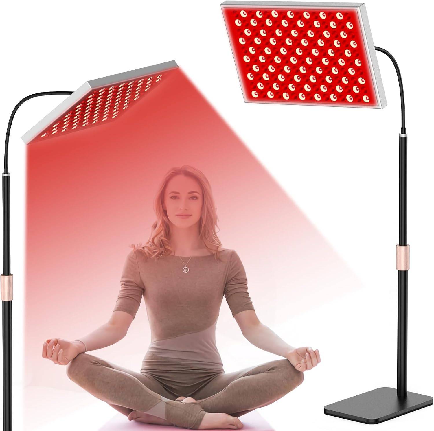 Infrared Light Therapy Panel Lamp with Stand