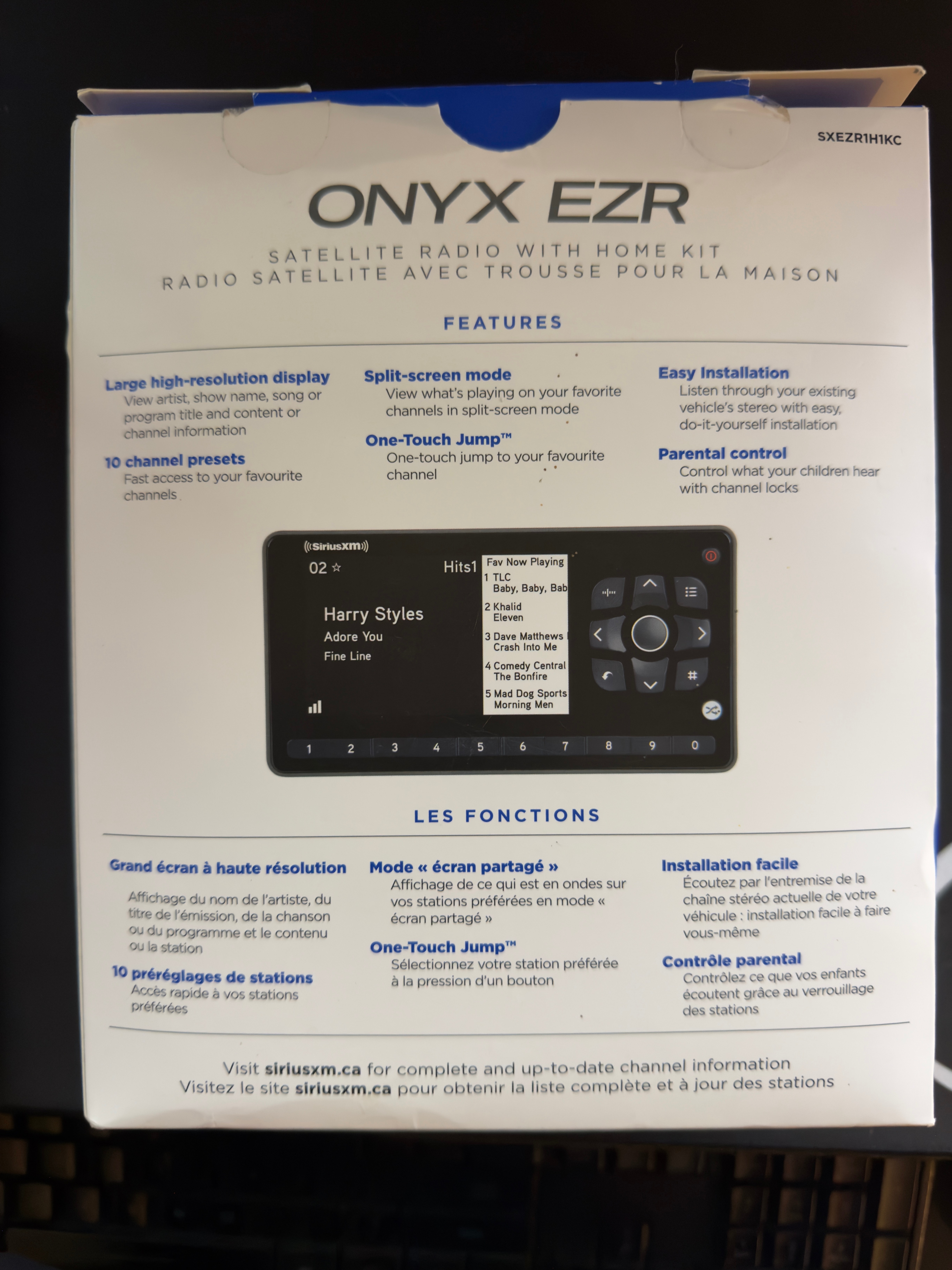 SiriusXM Onyx EZR Satellite Radio with Home Kit - photo 2