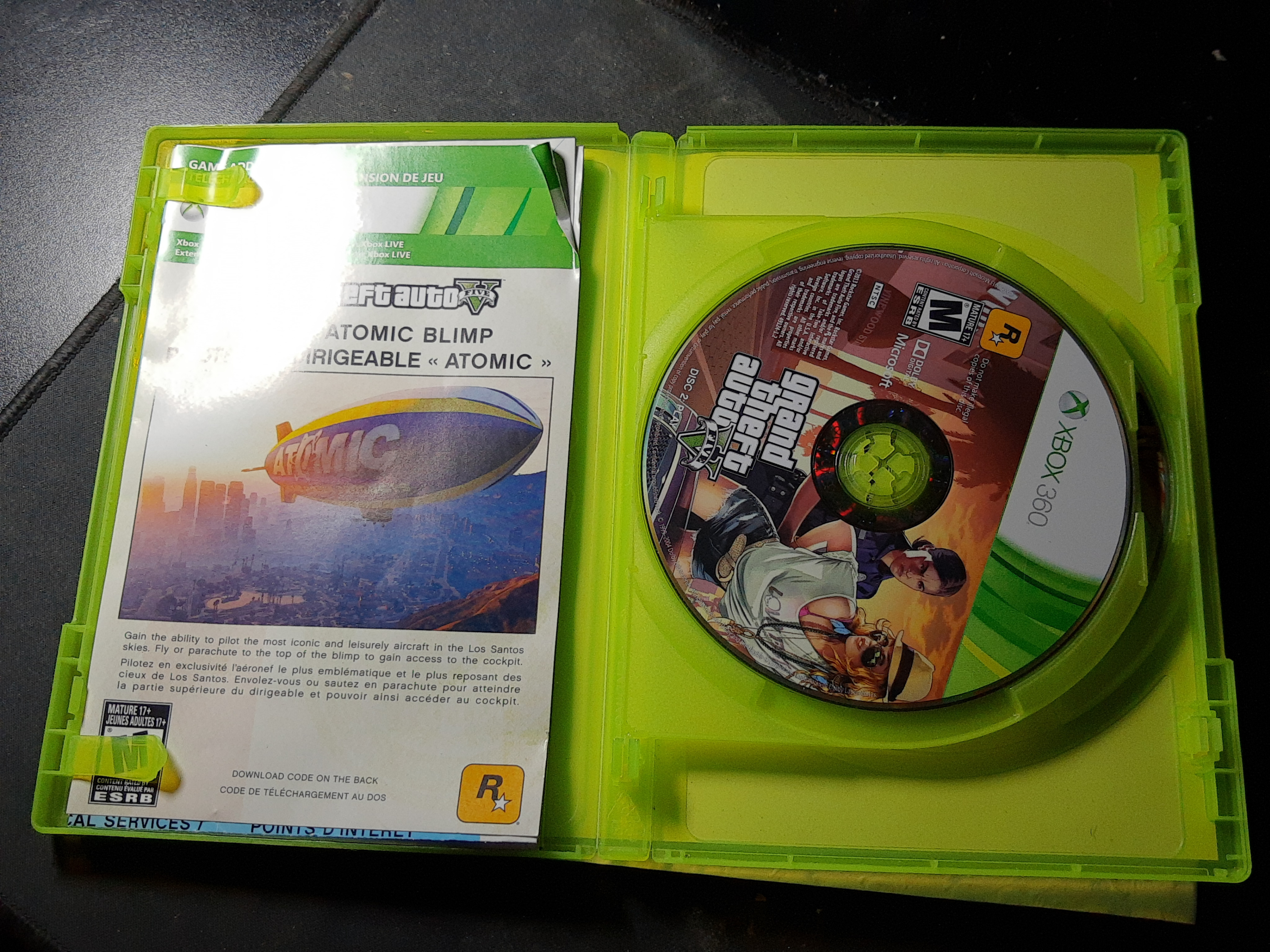 Grand Theft Auto V Xbox 360 CIB - photo 2