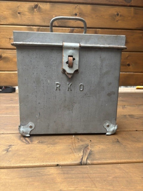 Vintage Metal Storage Box