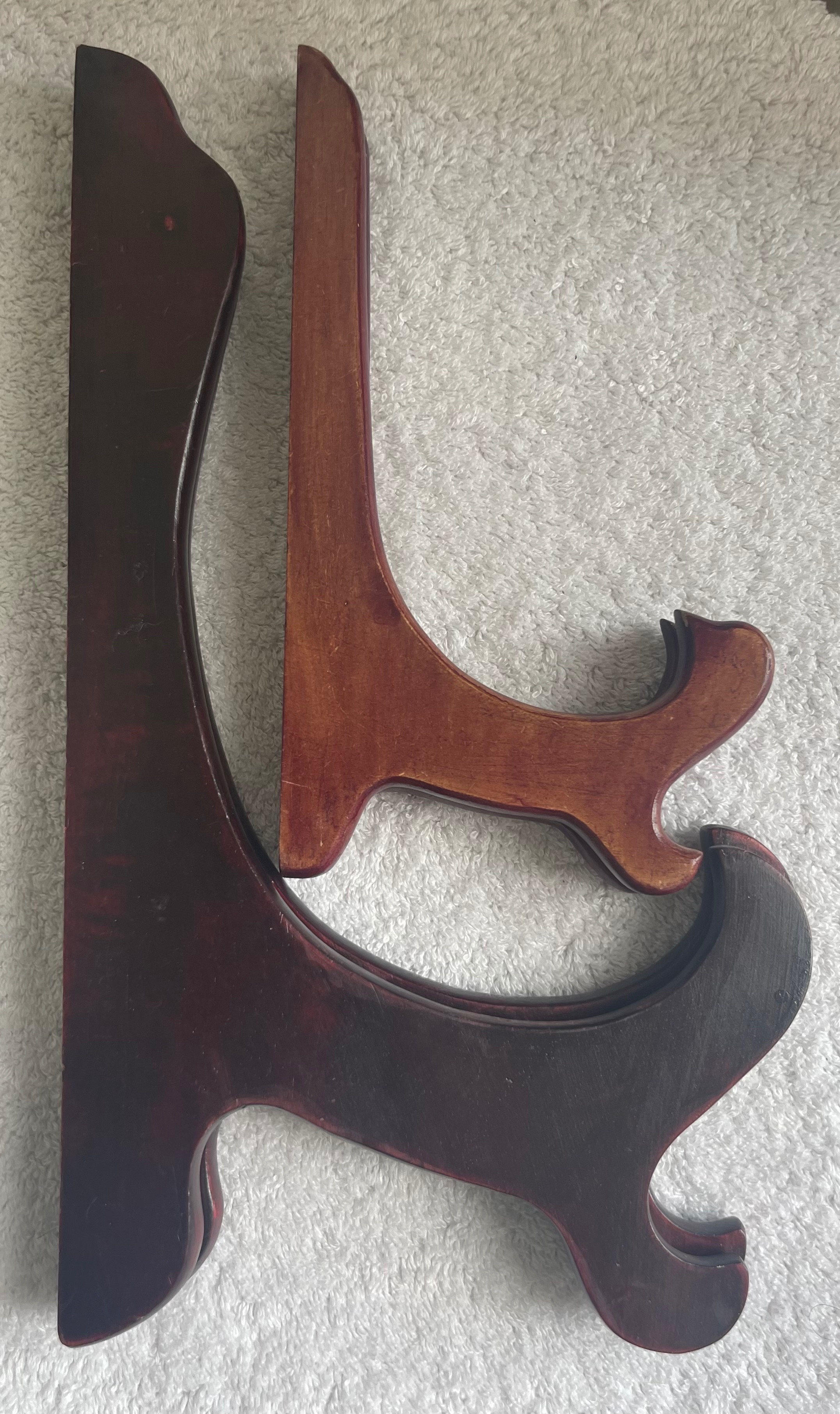 Vintage Folding Wooden Display Stands (Set of 2) - photo 2