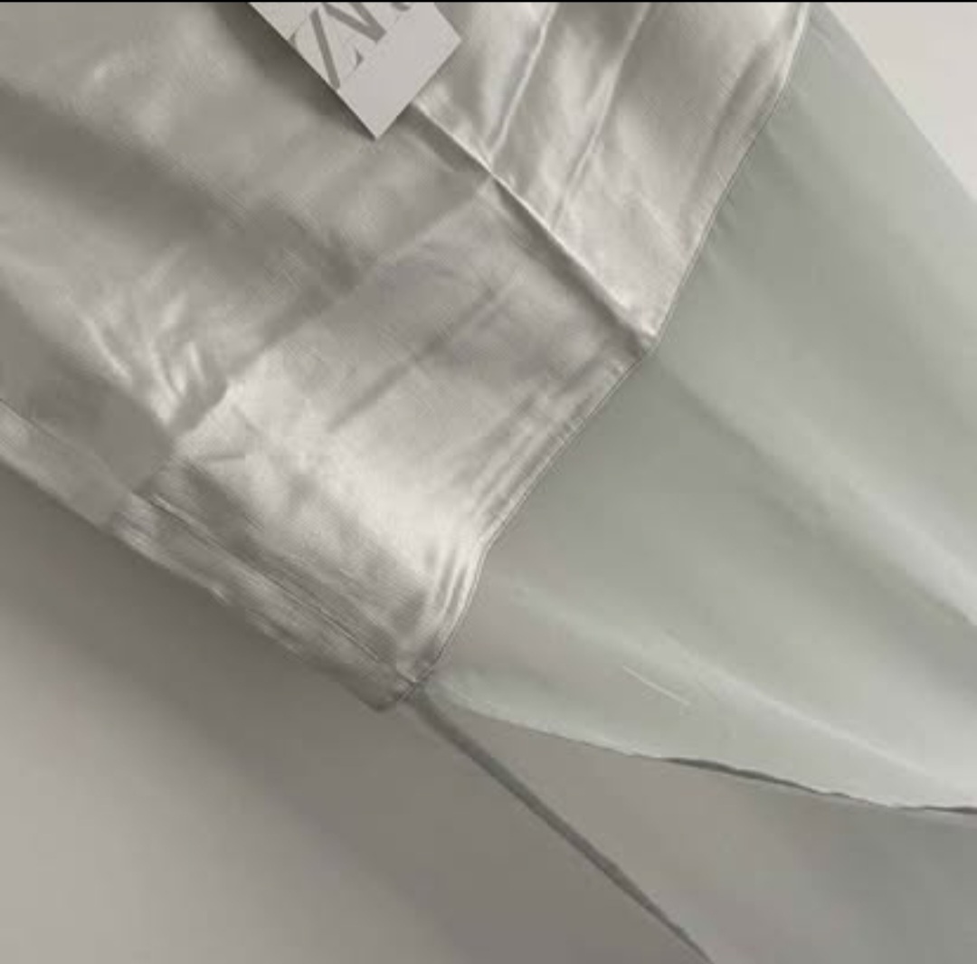 Zara Sheer Satin Skirt - photo 3