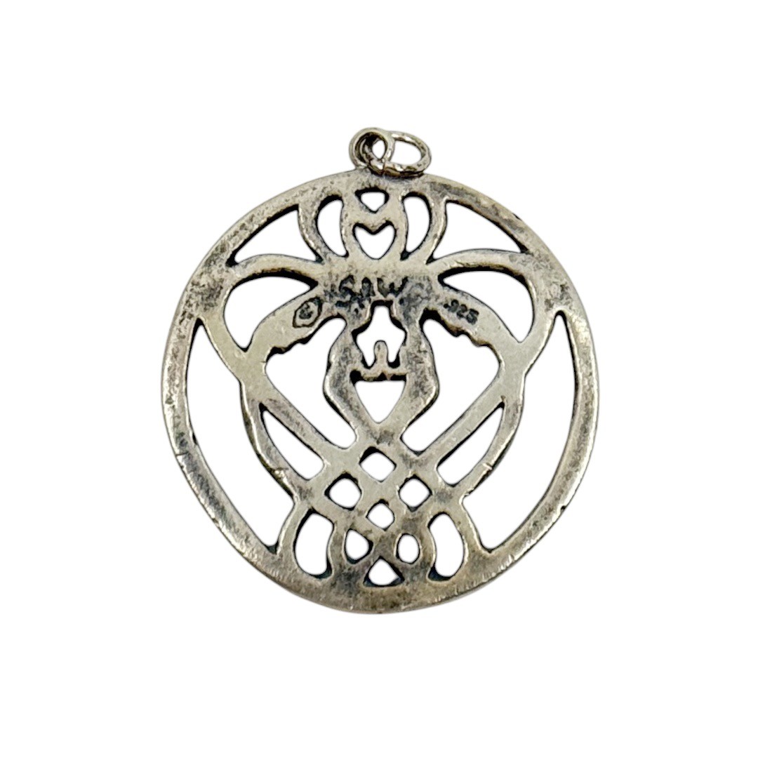 SAW 925 sterling silver celtic knot couple pendant - photo 3