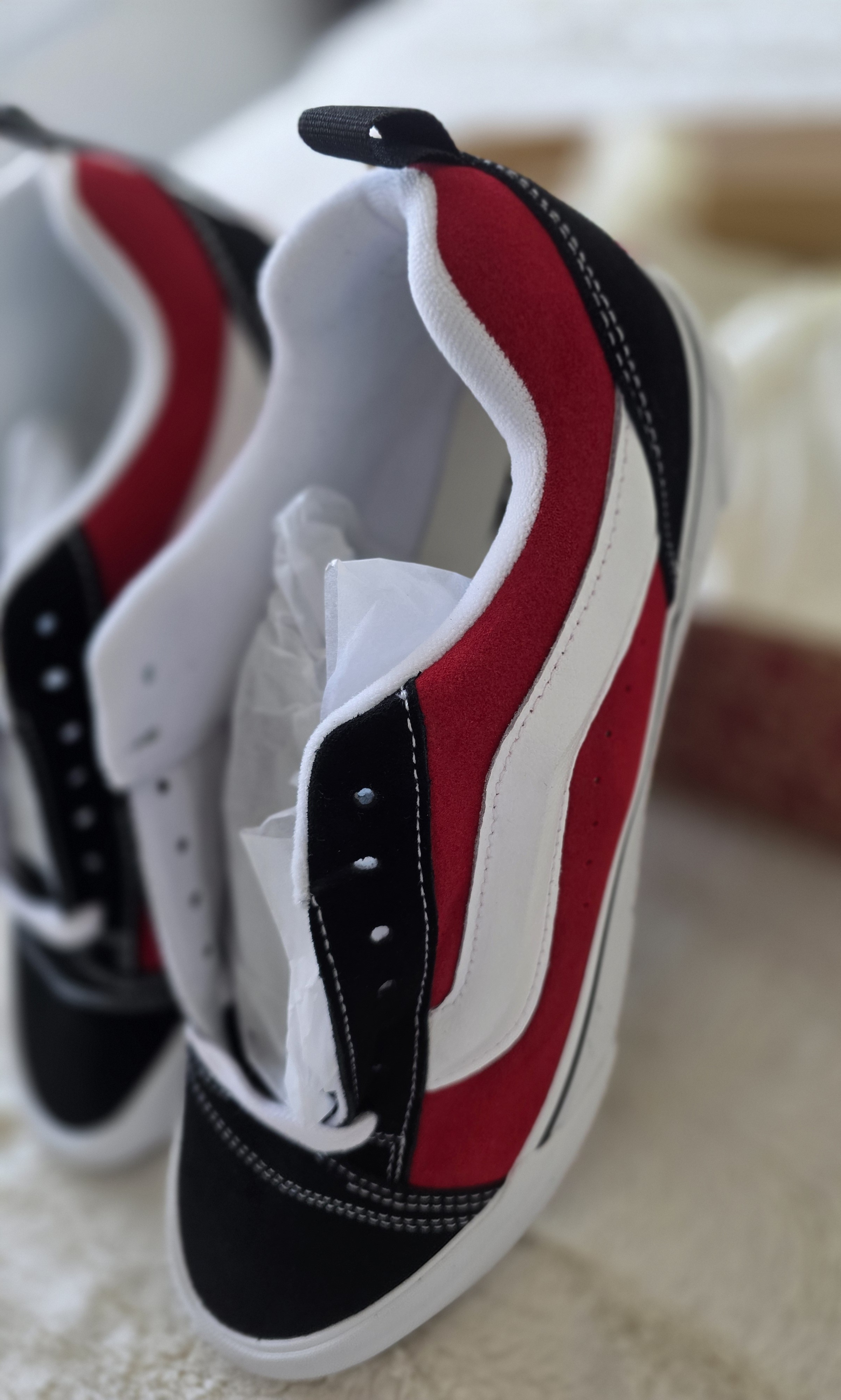 Vans Knu Skool Red/ True White/Black - SNEAKERS-"BRAND NEW" - photo 4