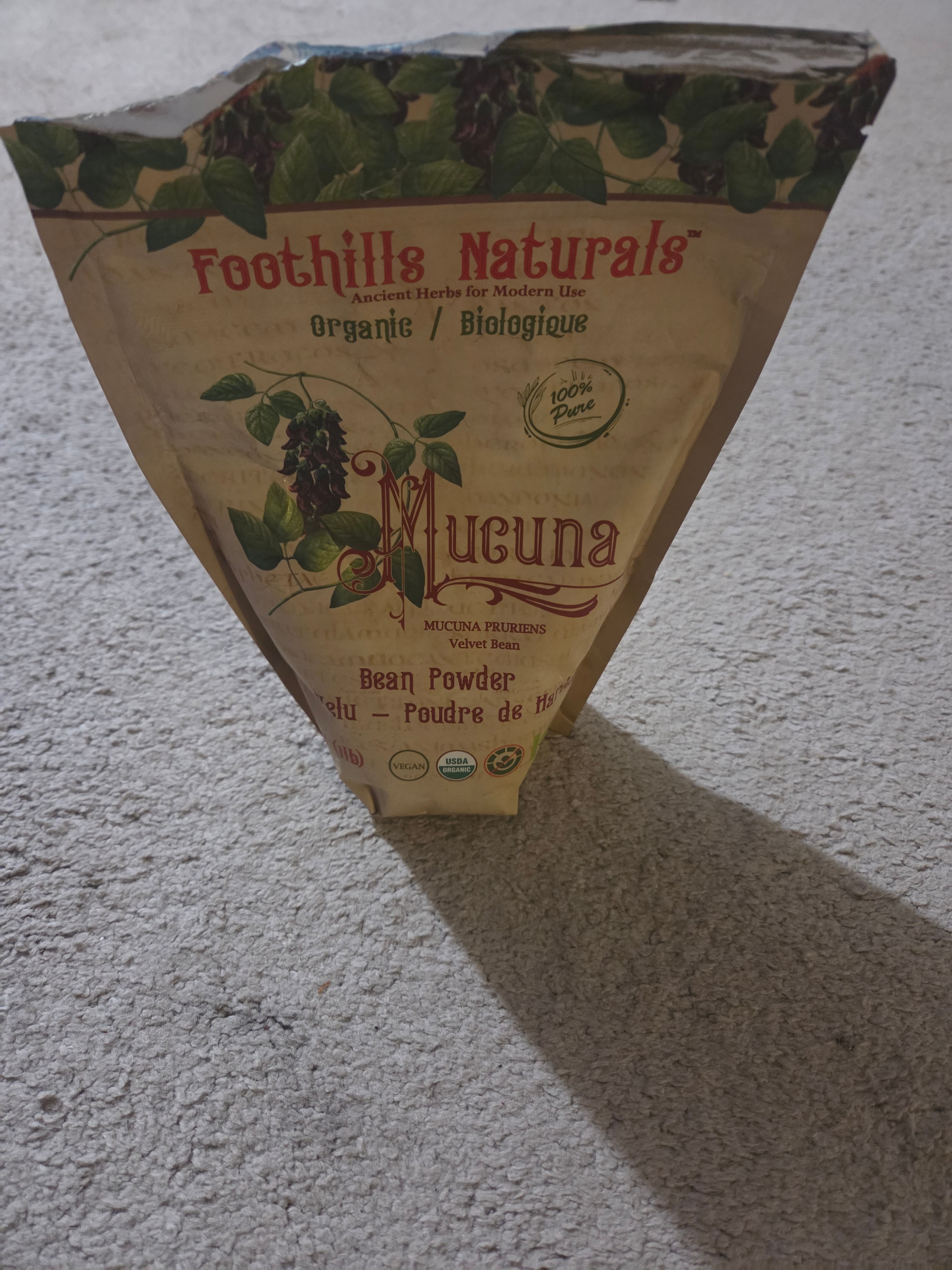 Organic Mucuna Pruriens / Velvet Bean Powder