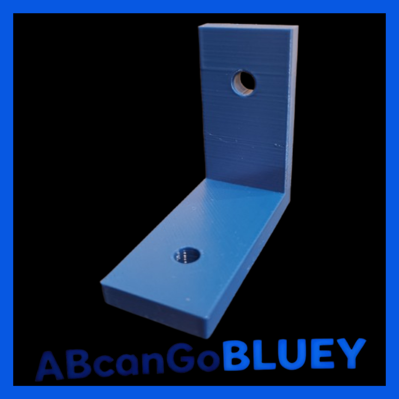 Bluey Bracket Pack – 10 PETG 3D Printed L-Brackets – $5