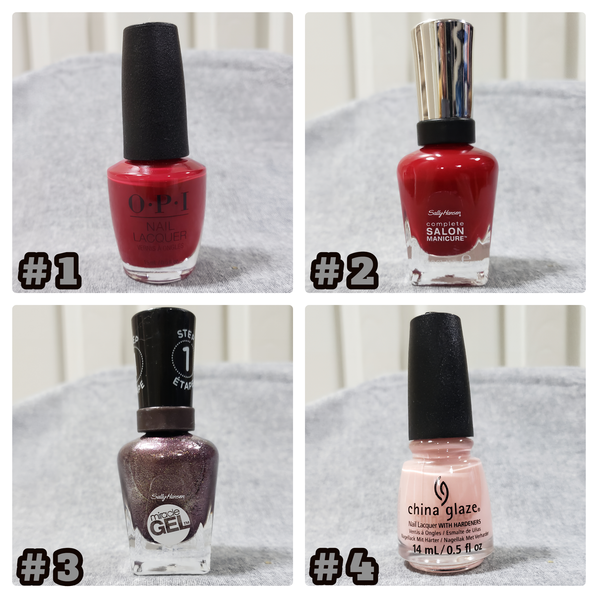 4 BRAND NEW! Nail Polish - Lacquers (Was $50 Retail)