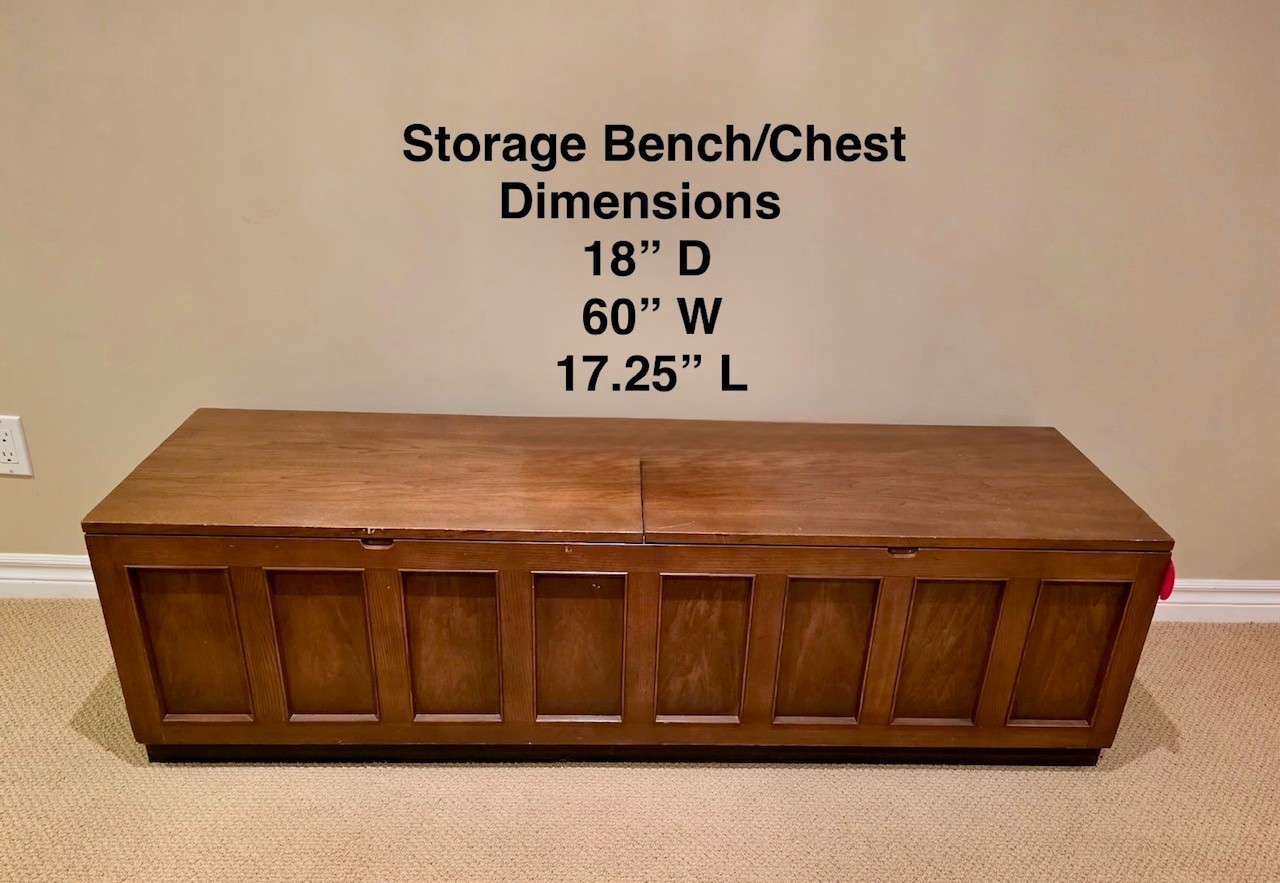 Wooden Storage Bench/Chest