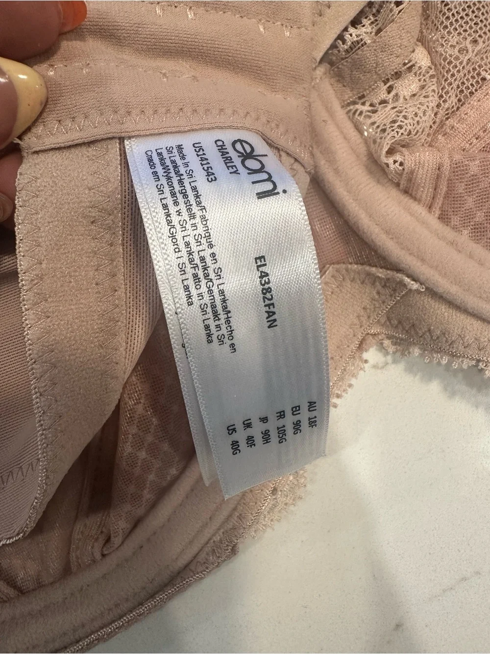 (Unworn) Elomi plunge bra - photo 4