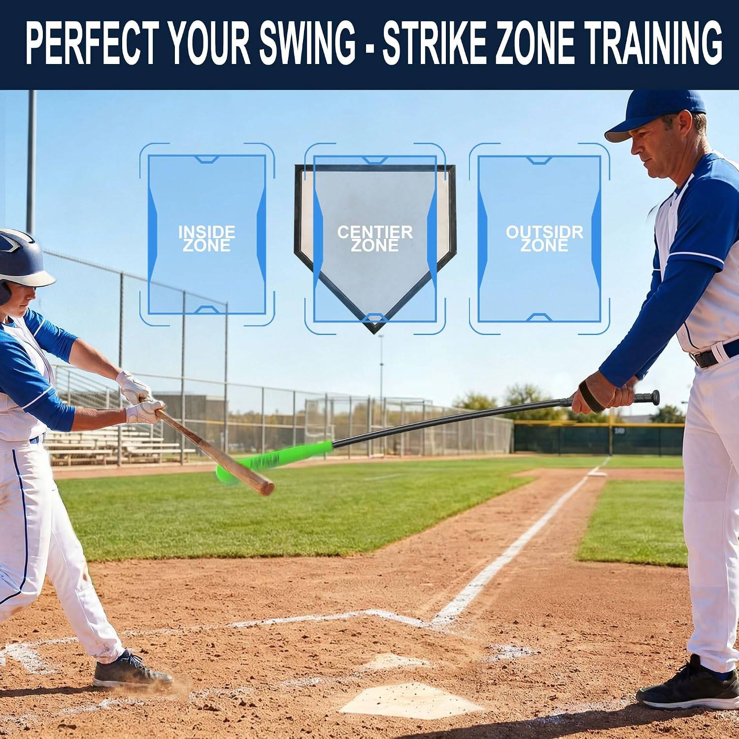 54" Baseball Hitting Stick Training Aid - photo 2