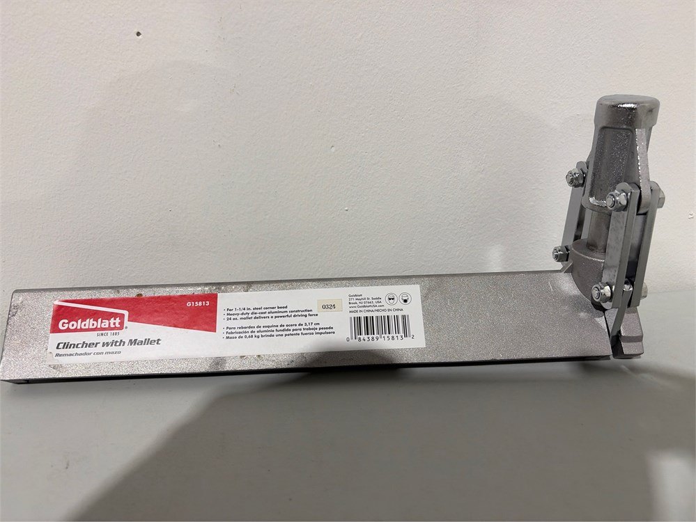 Goldblatt G15813 Drywall Corner Bead Clincher - photo 2