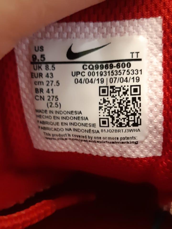 Nike Air Max 95 Triple Red Varsity Men's Size 9.5 - photo 4