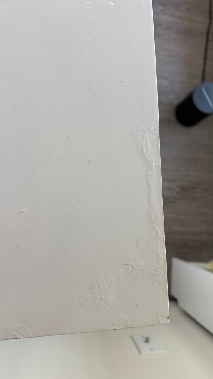 White Storage Cabinet with Drawer - photo 3