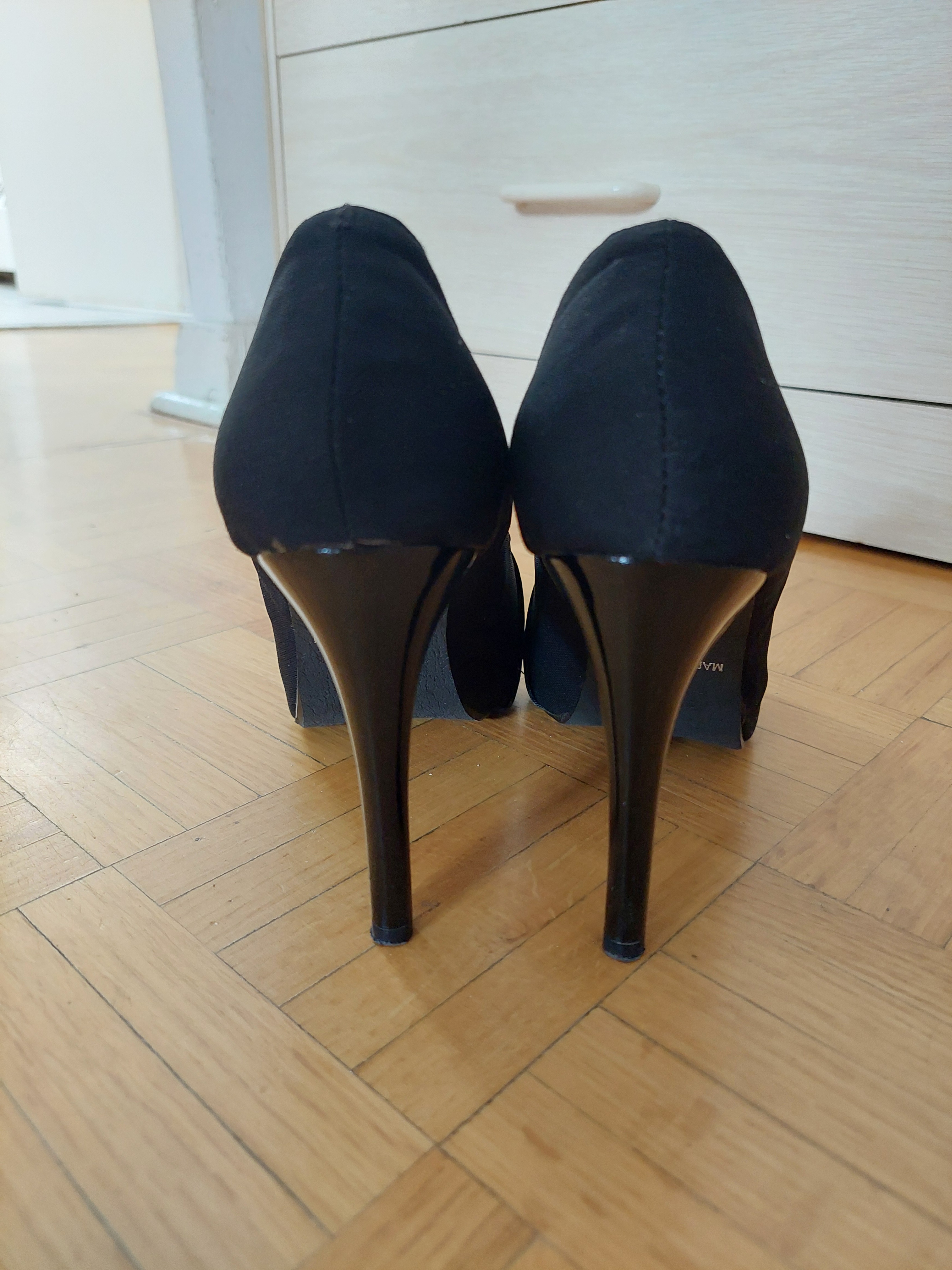 Cute Bow Stilettos Black Peep Toe Heels Prom Shoes - photo 5