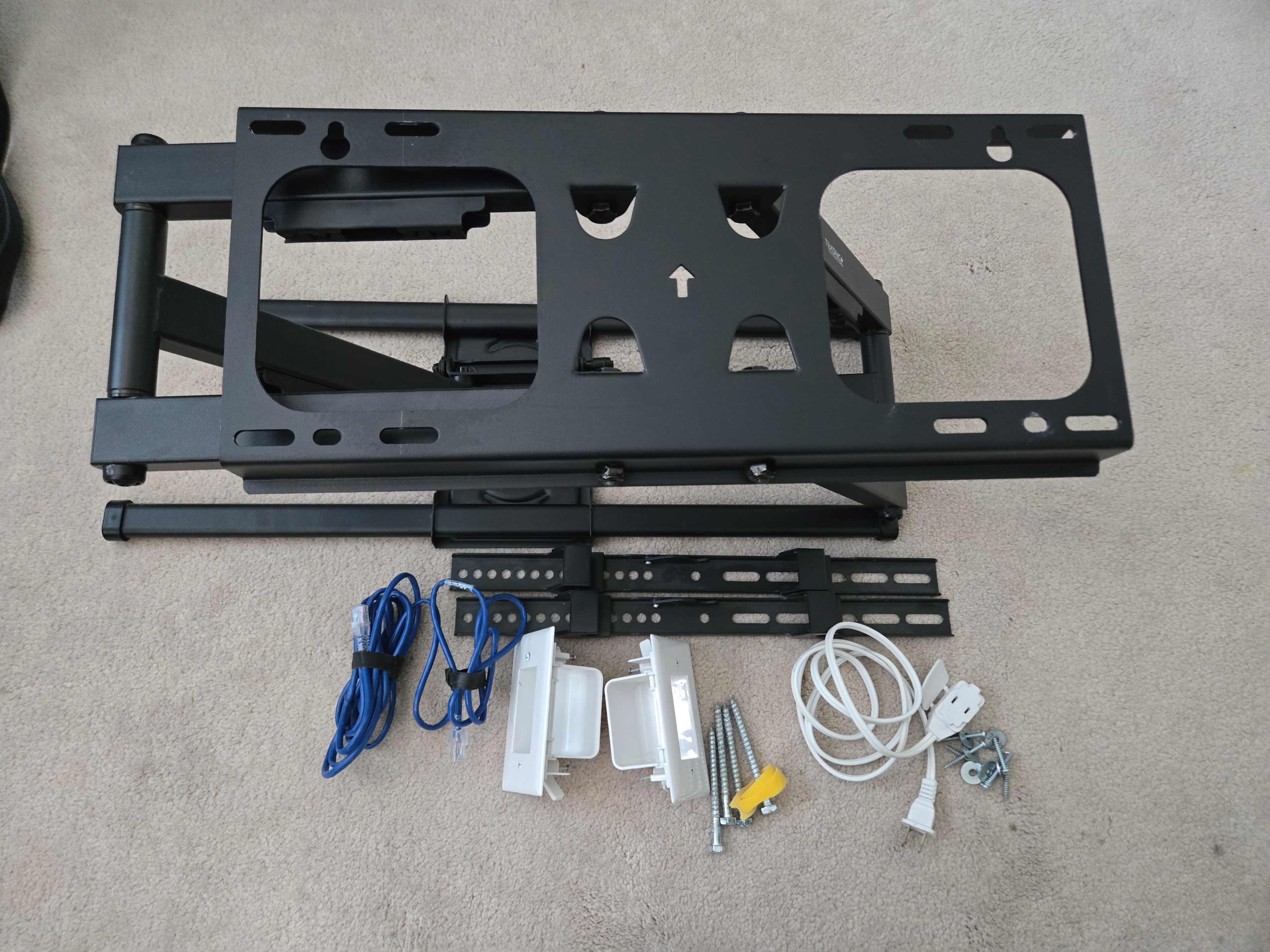 Heavy TV Mount (75") with Accessories - For Sale