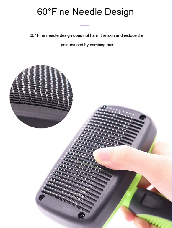 Self-Cleaning Slicker Brush for Pets - photo 2