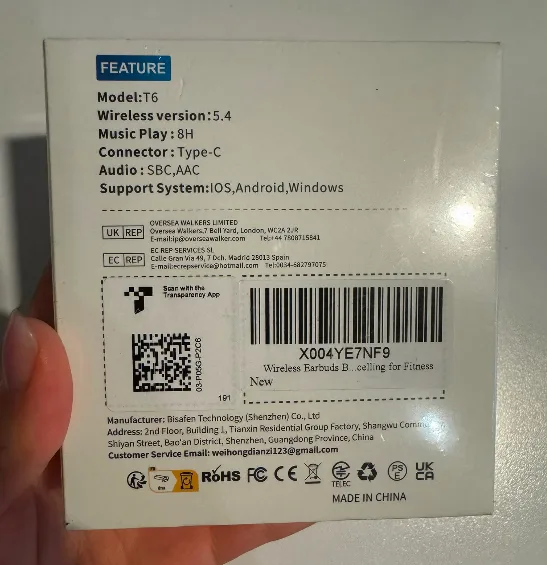 *SEALED* Wireless Bluetooth Headphones with Noise Cancelling - photo 3