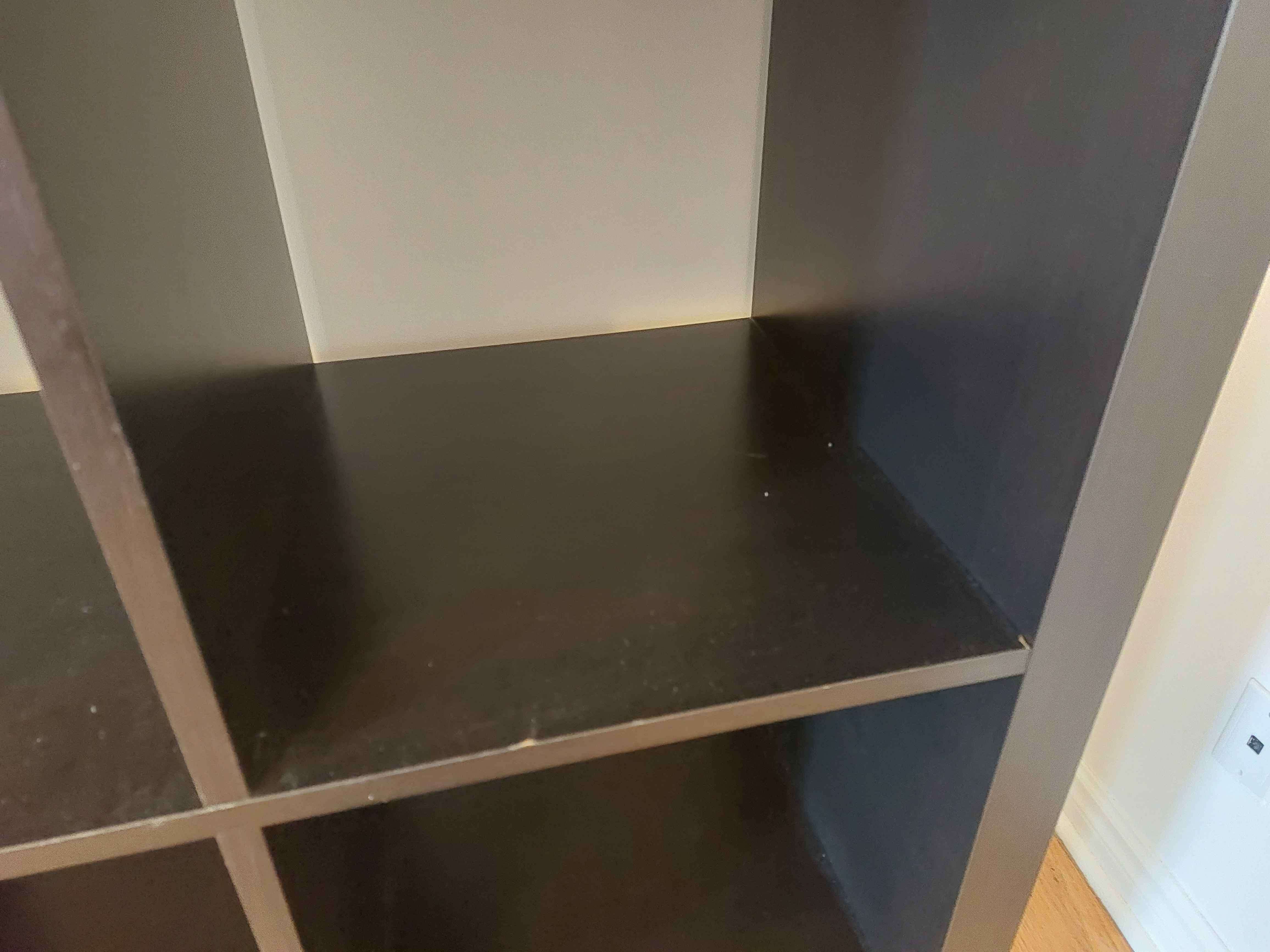 black Ikea Kallax shelving - photo 5