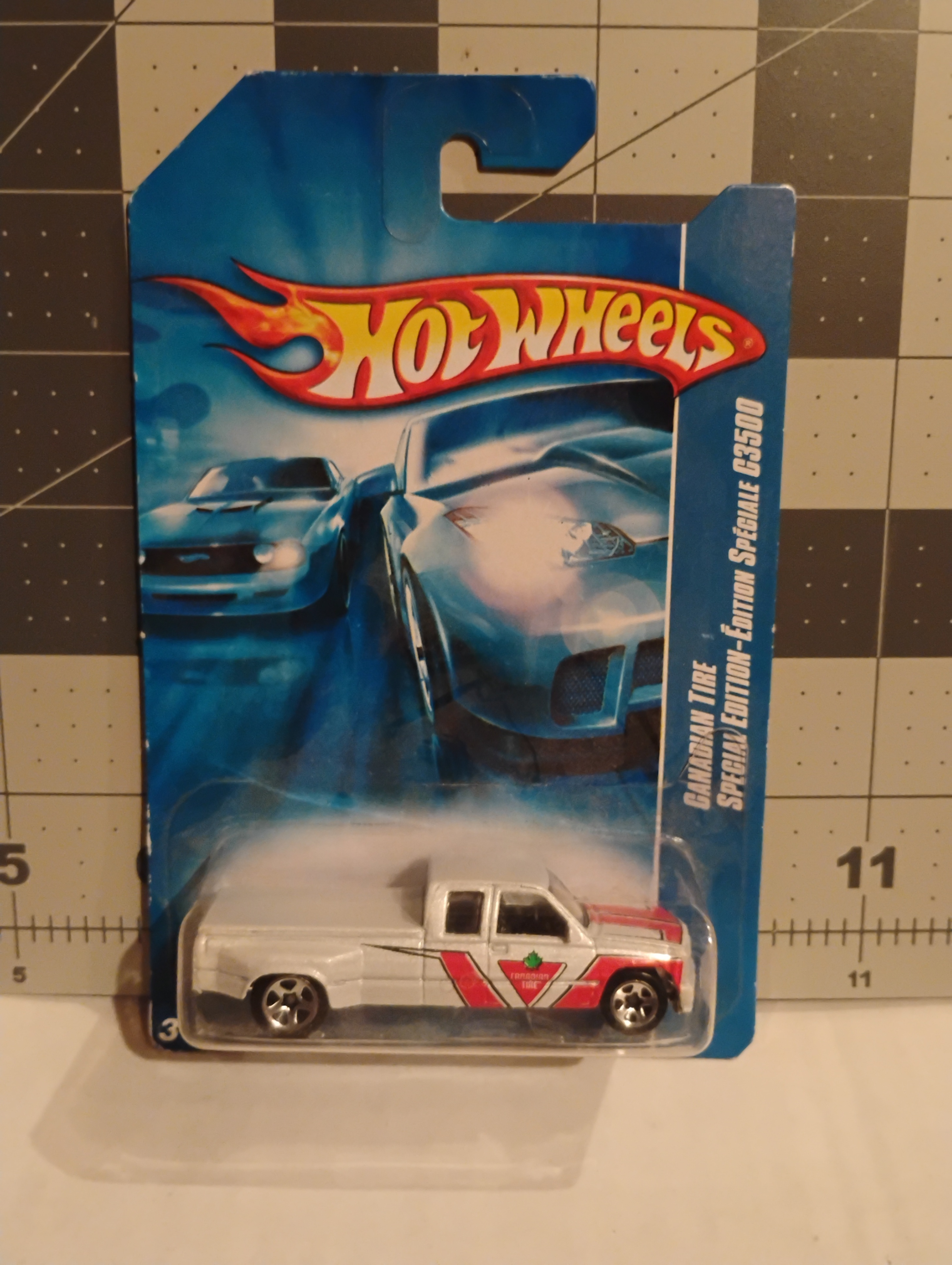 2007 Hot Wheels C3500 Chevy Truck Canadian Tire- CT Exclusive