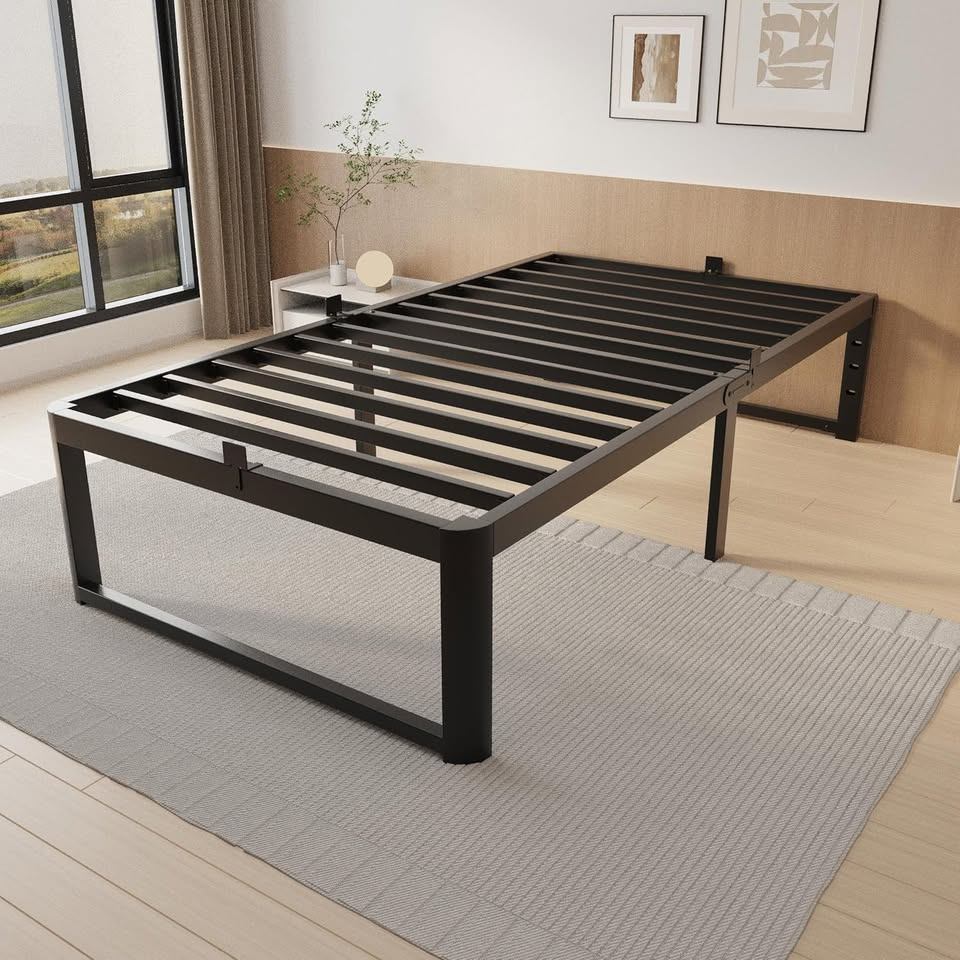 16 Inch Twin Size Bed Frames Metal Bedframe 3500 lbs BNIB