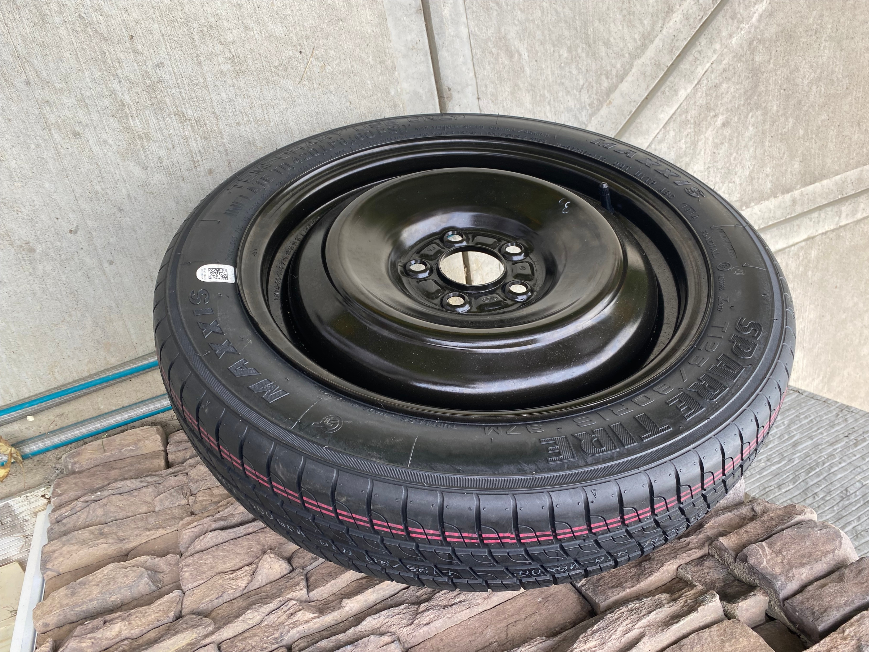 New – 125 80 R16 – Spare Tire & Rim – MAXXIS (Never Used) – $75