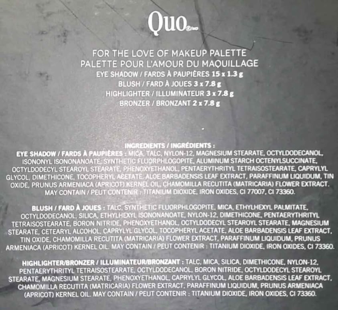 Quo For The Love Of Makeup palette - photo 2